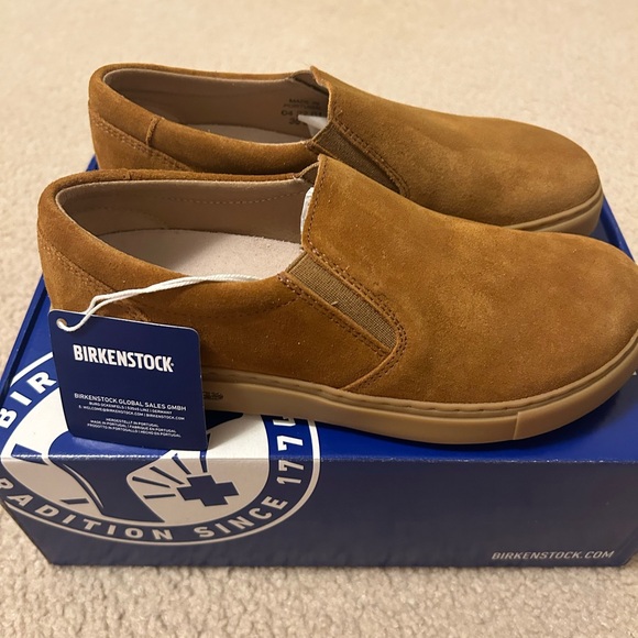 Birkenstock Oswego Casual Sneakers Mink Color Size 38 Narrow Width - Picture 4 of 7